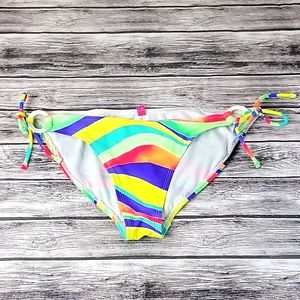 OP String side Tie Bikini Bottom sz M 7-9
